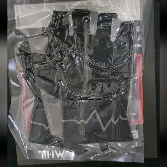 MHIL Weightlifting Gloves with Wrist Support Men's Large Black /Grey New In Box - Picture 8 of 8